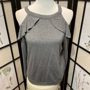EXPRESS One Eleven Cold Shoulder Tee Top Size XS